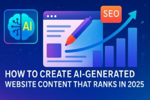 How to Create AI-Generated Website Content That Ranks in 2025 A Complete Guide for Smart Creators