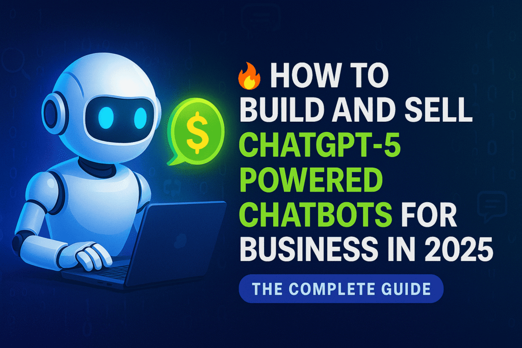 How to Build and Sell ChatGPT-5 Powered Chatbots for Business in 2025 The Complete Guide