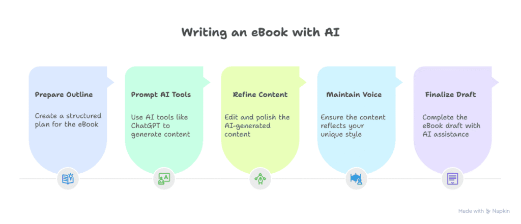 Writing the eBook Using AI