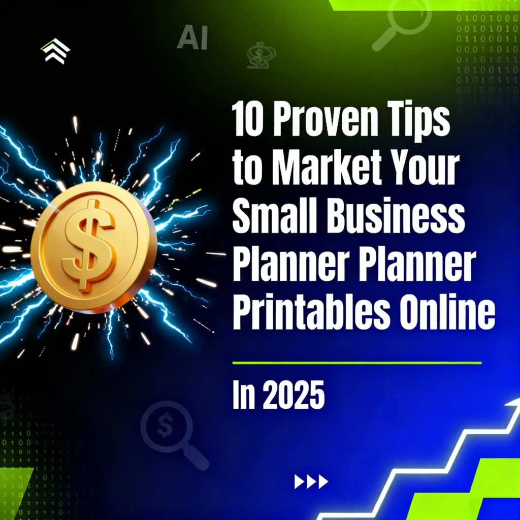 10 Proven Tips to Market Your Small Business Planner Printables Online
